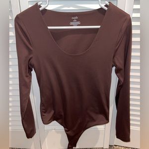 Nuuds scoopneck bodysuit